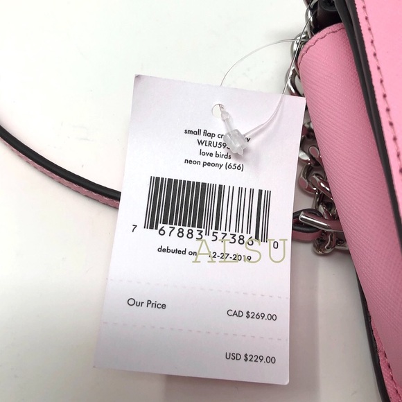 Kate ♠️Spade Small Flap Crossbody Bag Love Birds - Picture 8 of 9